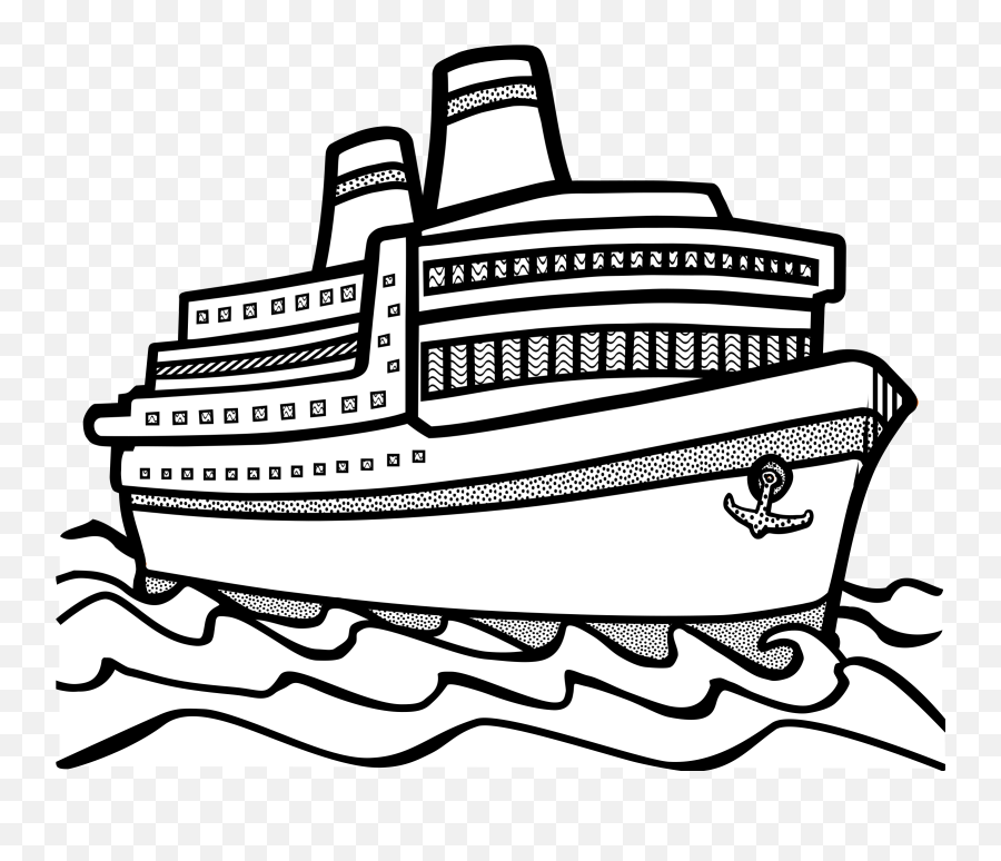 Picture Clipart Ship Transparent Free For - Ship Black And White Png,Ship Transparent