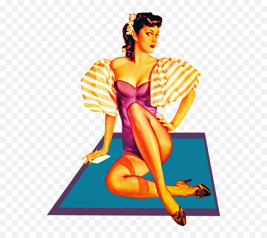 Pin Up Girl Woman Sexy - Mujer Sexy Retro Png,Pin Up Girl Png