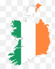 Flag - Map Of Ireland With png