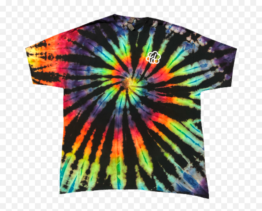 Roygbiv Reverse Tie Dye Swirl Short - Unisex Png,Tie Dye Png