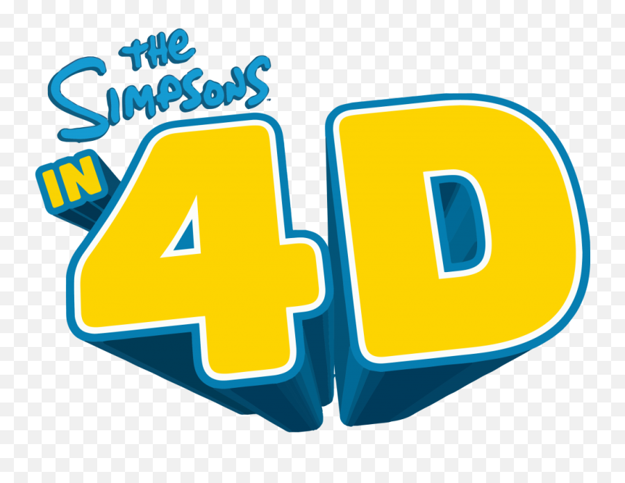 The Simpsons In 4d - Simpsons Png,The Simpsons Logo Png