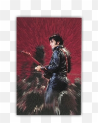 Elvis Presley Live Blur Postcard - Elvis Presley Png,Elvis Presley Png