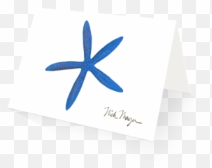 Blue Linckia Starfish Boxed Cards - Starfish Png,Blue Starfish Logo