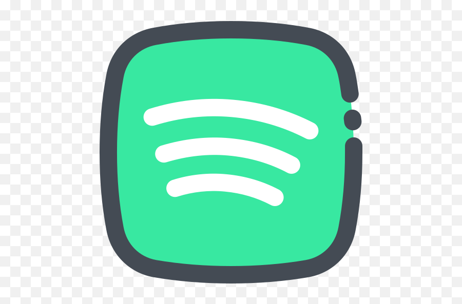 Social Media Logo Spotify Free Icon - Horizontal Png,Spotify Logo Font