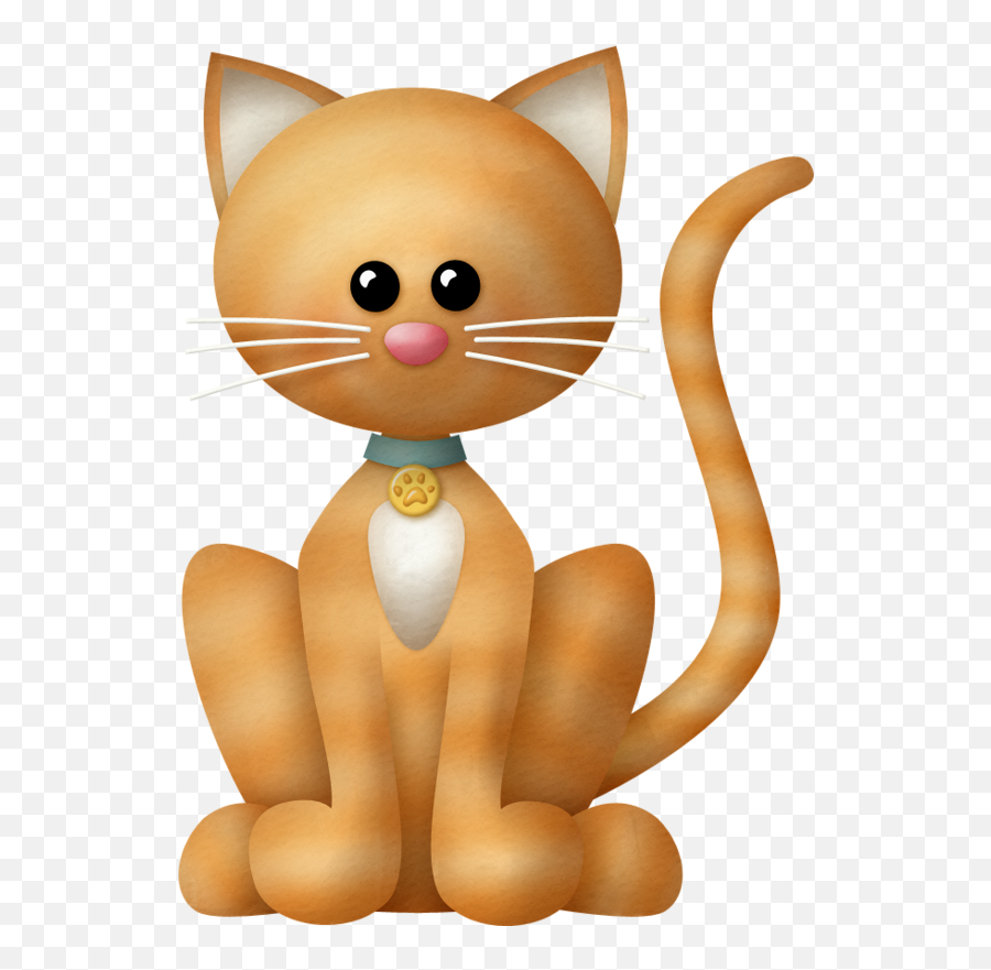 Clip Art Cat Png Transparent Image - Gato Clipart,Cat Paws Png