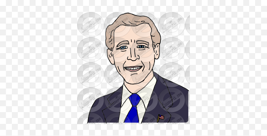 George W Bush Picture For Classroom Therapy Use - Great Cartoon Png,George Bush Png