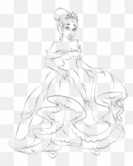 Princess Halloween Coloring Pages - And The Frog png