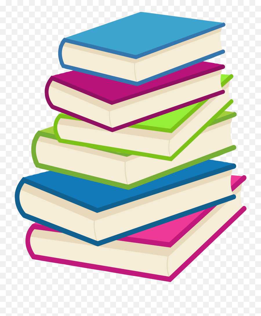 Clipart Library Stack Book - Transparent Background Books Clipart Png,School Books Png