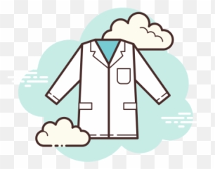 Lab Coat Icon - Free Download Png And Vector Playstation Icon Cute,Lab Coat Png