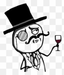 Glasses Clipart Gentleman Transparent - Feel Like A Sir Png,Meme Glasses Transparent
