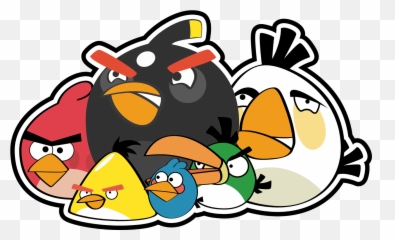 Blue Angry Bird Cake - Imagem Angry Birds Png,Angry Bird Png