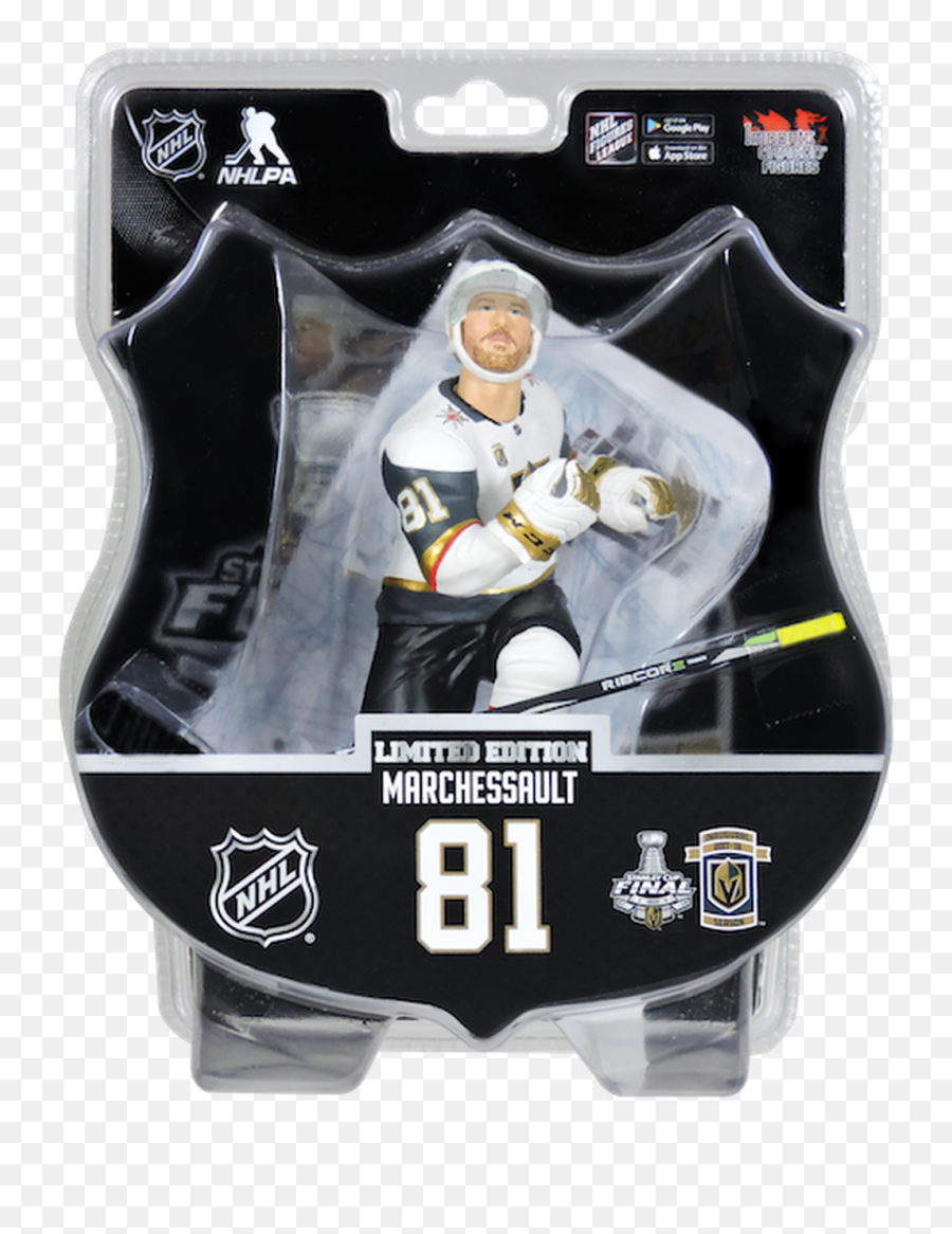 Jonathan Marchessault Vegas Golden Knights 2018 - 19 Nhl 6 Figure Imports Dragon Only 3600 Vegas Golden Knights Action Figures Png,Riddell Speed Classic Icon