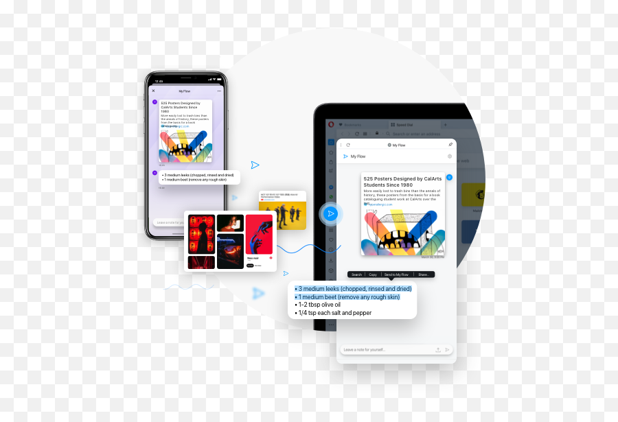 Flow Share Things Smoothly Between Your Computer And Phone - Mein Flow Opera Android Png,How Do I Create An Icon On My Desktop For A Website