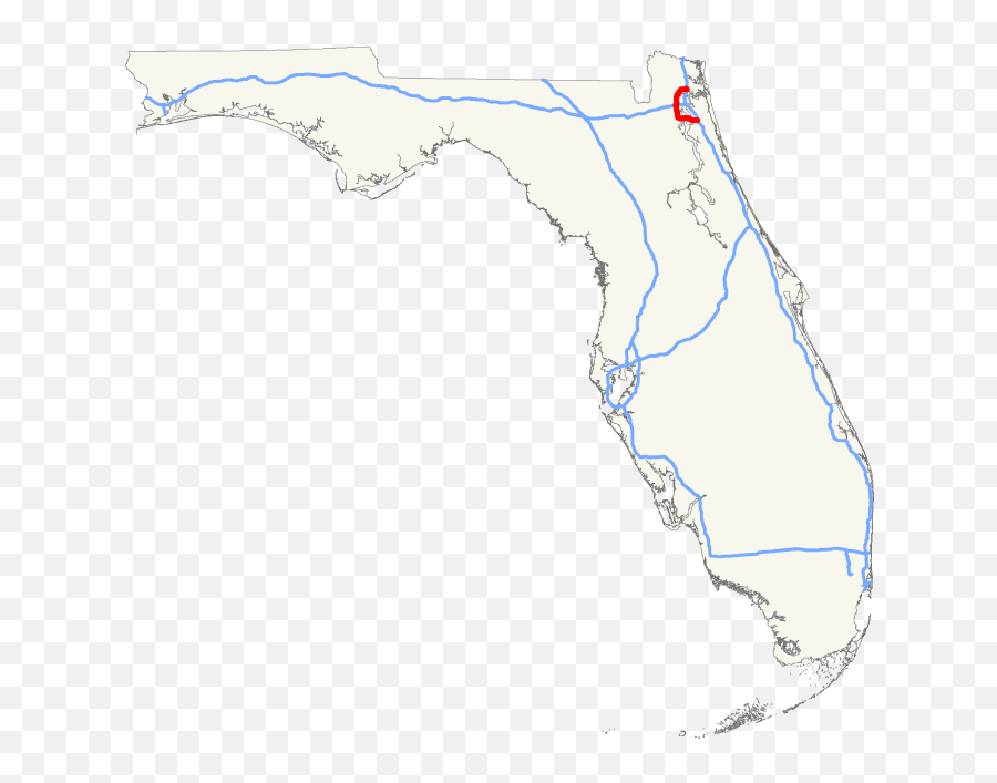 I - Map Png,Florida Map Png