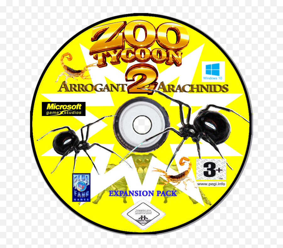 Arrogant Arachnids - Optical Disc Png,Zoo Tycoon 2 Icon