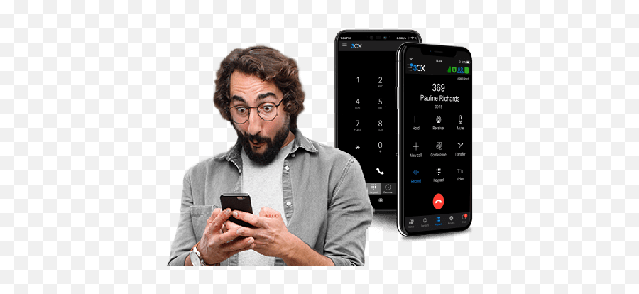 3cx User Manual - User Phone Png,Person On Phone Icon