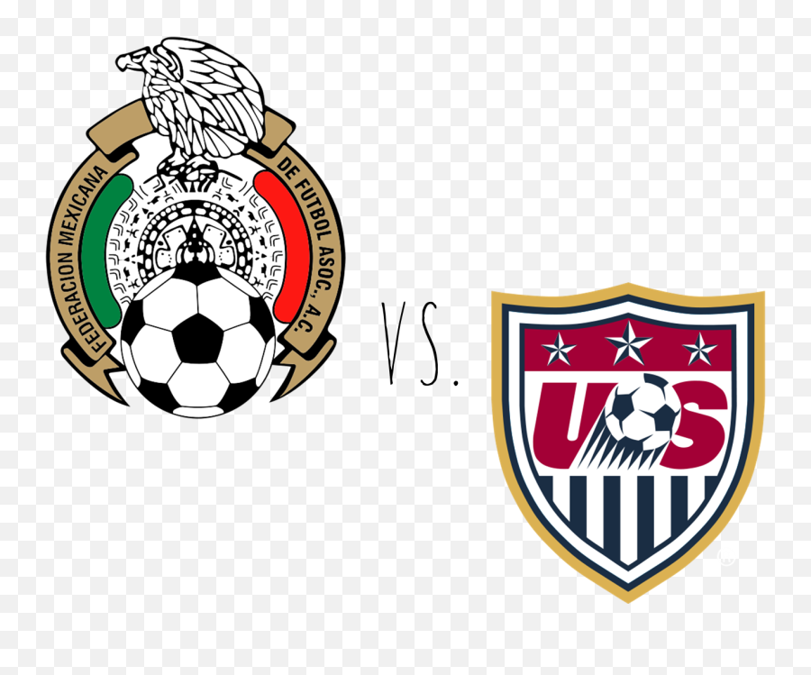 Download Hd Mexico Vs Usa - Mexico Vs Usa Png Transparent Us Soccer Old Logo,Mexico Png
