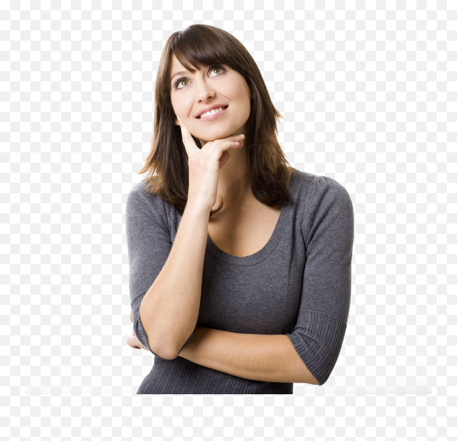 Thinking Woman Download Transparent Png Image Arts - Woman Thinking,Woman Transparent