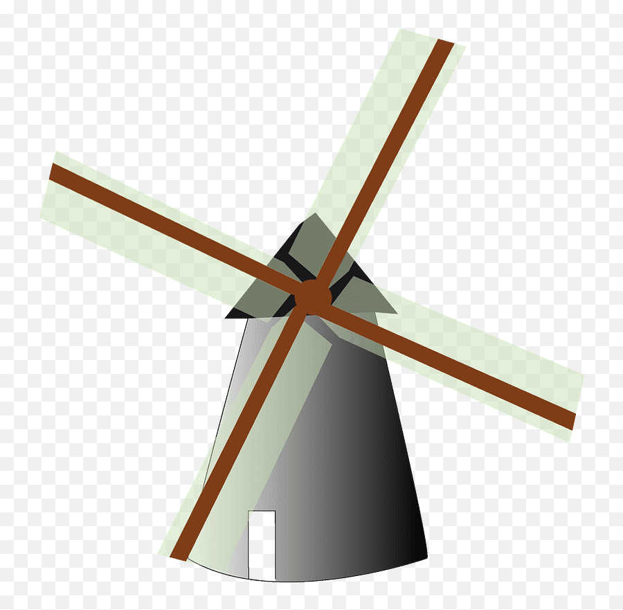 Windmill Clipart - 2d Windmill Png,Dutch Windmill Icon