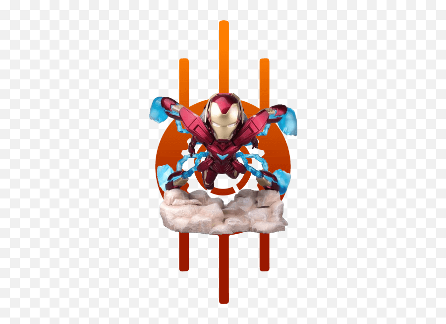 Marvel Avengers Infinity War Iron Man Mark 50 Mini Egg Attack - Beast Kingdom Png,The Avengers Png