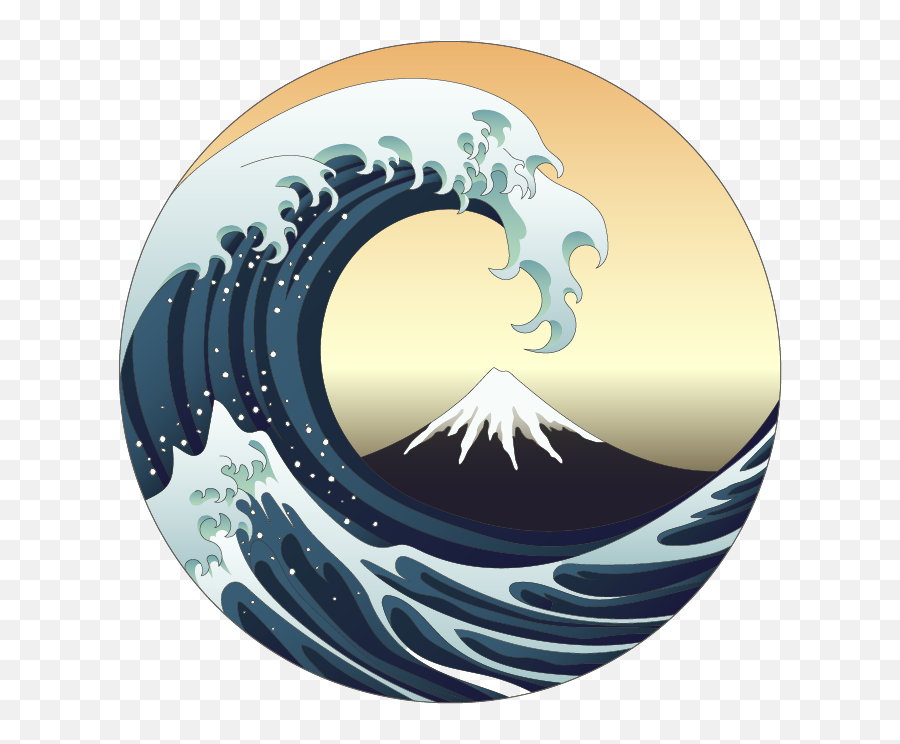 I Tried To Revisit The Great Wave By Hokusai Using - Art Png,Illustrator Cc Icon