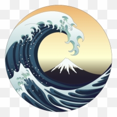I Tried To Revisit The Great Wave By Hokusai Using - Art Png,Illustrator Cc Icon