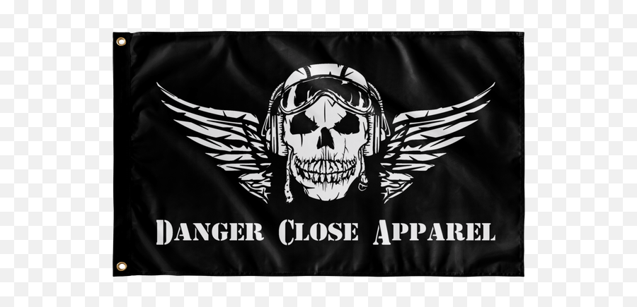 Flags Danger Close Apparel - Triangle Fraternity Flag Png,Icon Motorhead Skull Jackets