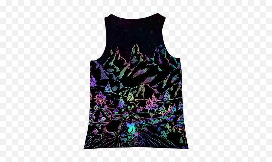 Mushroom Reflective Womenu0027s Crop Tee U2013 Shroom Beach - All Over Print Png,Descendants Mal's Icon