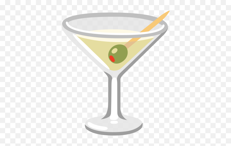 Cocktail Glass Emoji - Coctel Emoji Png,Cocktail Glass Icon
