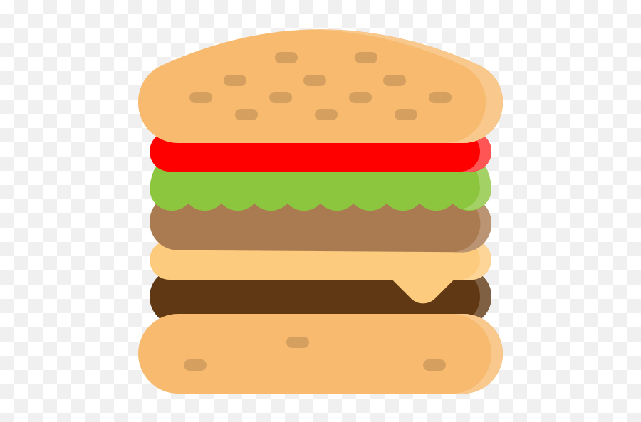 Hamburger Fast Food Fastfood Burger Bread Free - Horizontal Png,Cheeseburger Icon