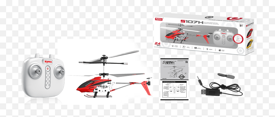Syma Helicopter 24g Altitude Hold Function S107h 18 Per Png Parkzone Icon A5 Lights