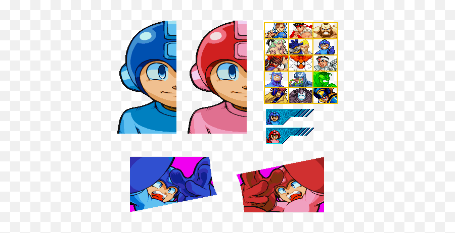 Index Of Mvc2picturesmegamanmegaman Png Mvc2 Character Select Icon