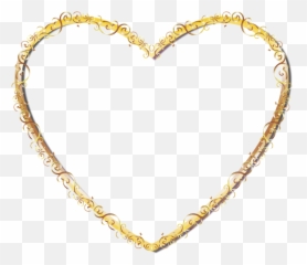 Gold Heart - Stainless Steel Rope Chain png
