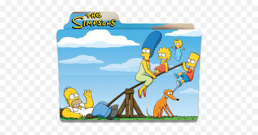 Simpsons Folder 10 Icon Iconset Quaffleeye - Simpsons Folder Icon Png,Los Simpson Png