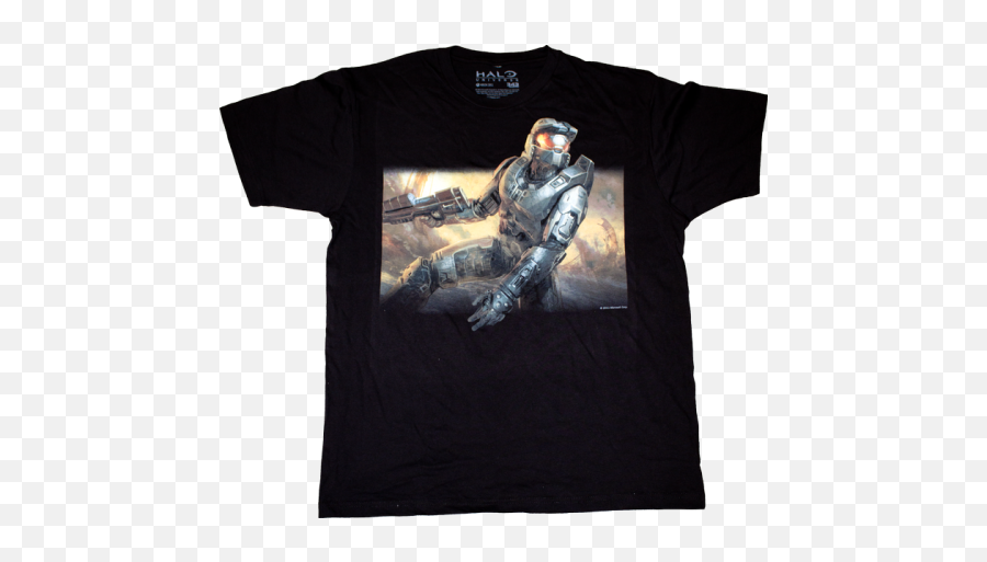 Halo - Master Chief Black Tshirt Halo Master Chief T Shirt Png,Halo Master Chief Png