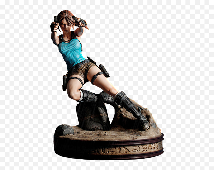 Tomb Raider Lara Croft Temple Of Osiris Statue By Gaming Hea - Lara Croft Osiris Statue Png,Lara Croft Transparent