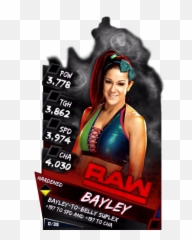 Bayley - Wwe Supercard Season 2 Debut Wwe Supercard Roster Randy Orton Wwe Supercard Png,Bayley Png