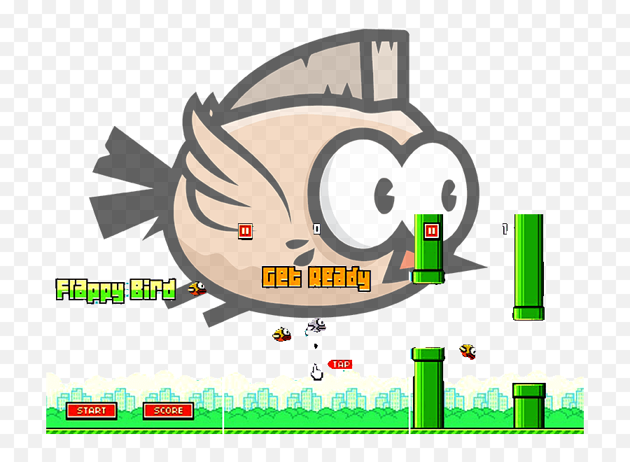 Flappy Bird Clone - Create A Flappy Bird Game In Affordable Flappy Bird Png With No Background,Flappy Bird Png