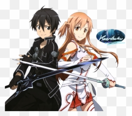 Sword Art Online Kirito And Asuna - Asuna Y Kirito De Sao Png,Kirito Png