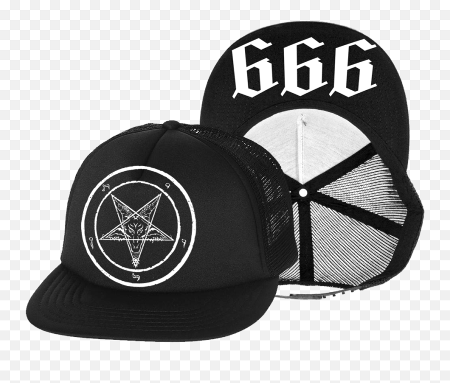 Download 666 Mesh Snapback Hat - 666 Snapback Png Image With 666 Cap,Snapback Png