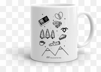 Africa Thumbprint Mug - Coffee Cup png