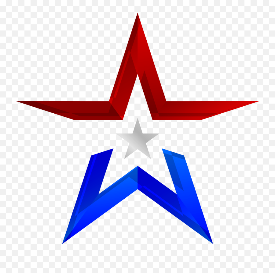 Cool Red White And Blue Star Logo - Russian Army Logo Png,Patriotic Logos