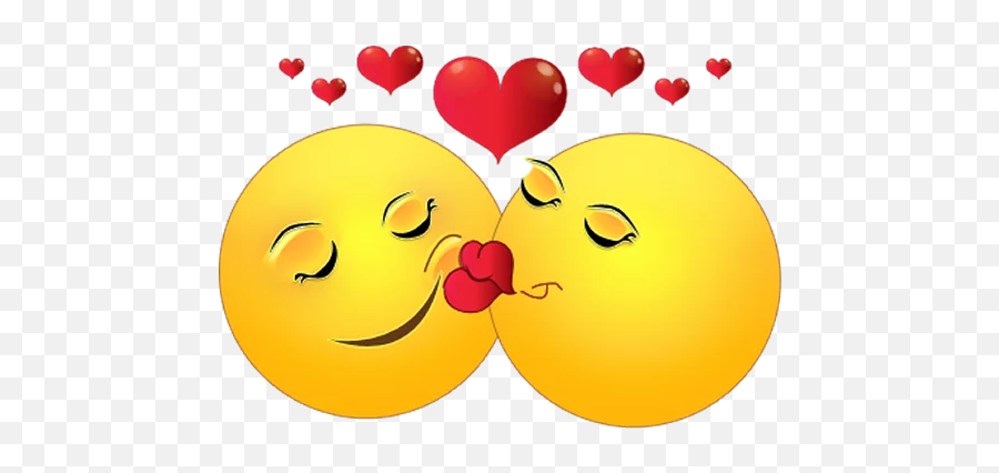 Love Emoji Transparent Images Png - Good Morning Happy Kiss Day,Love Emoji Png