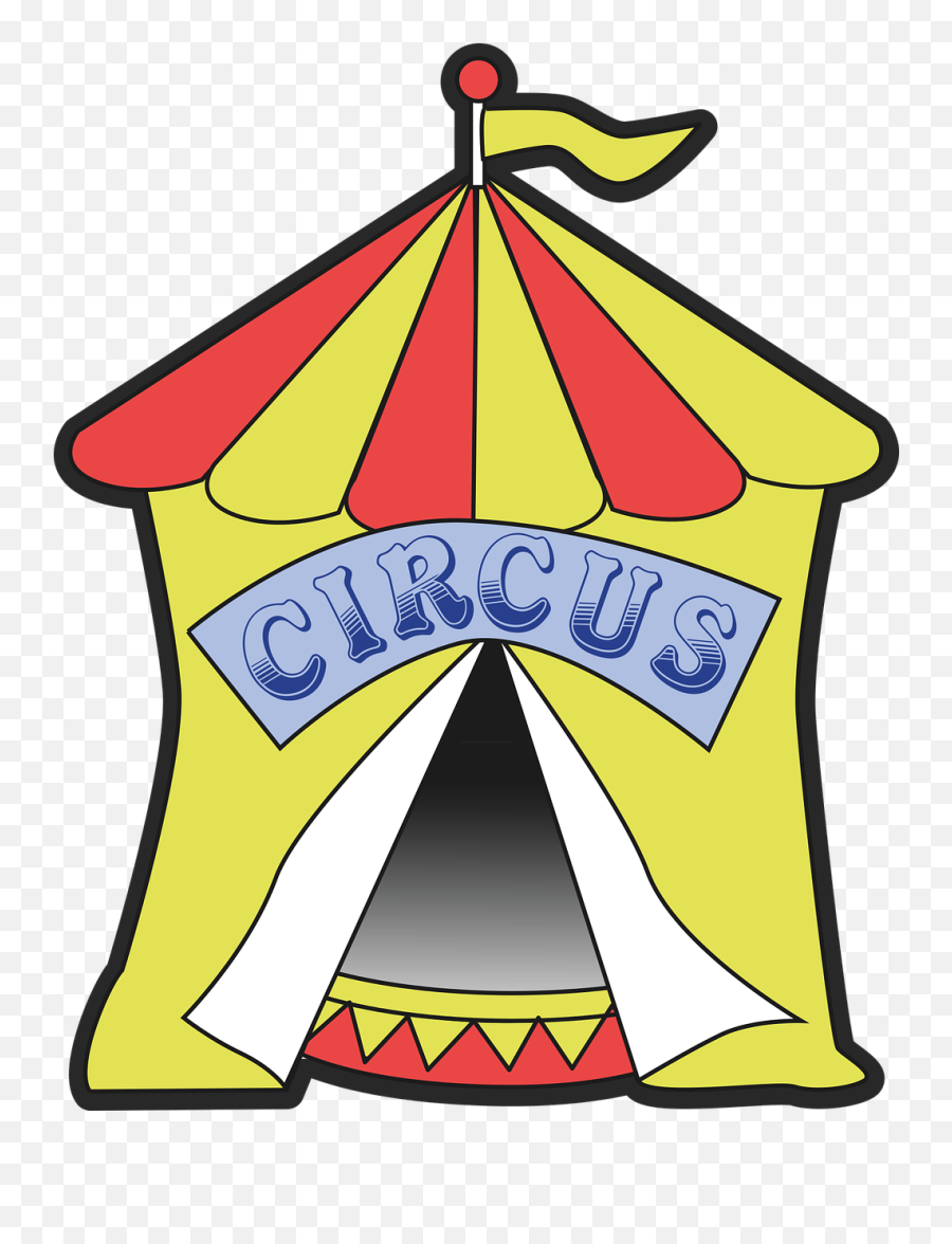 Circus Tent Entrance - Free Vector Graphic On Pixabay Cirkus Png,Circus Tent Png