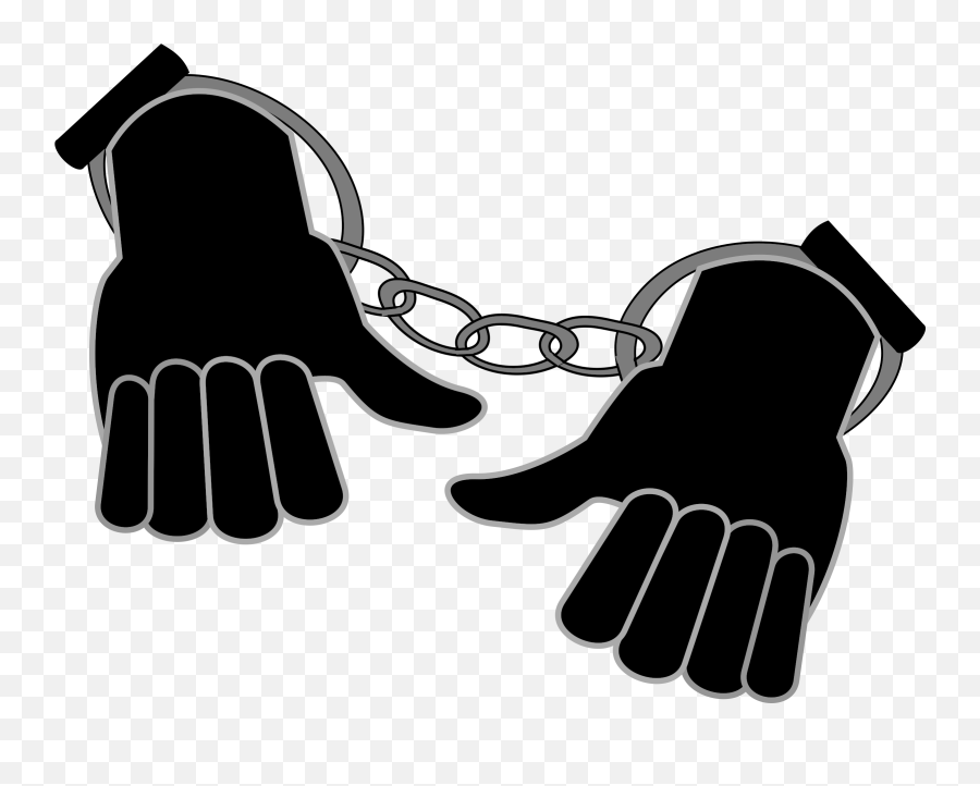Png Transparent Cuffed Hands - Hands In Cuffs Png,Handcuffs Png