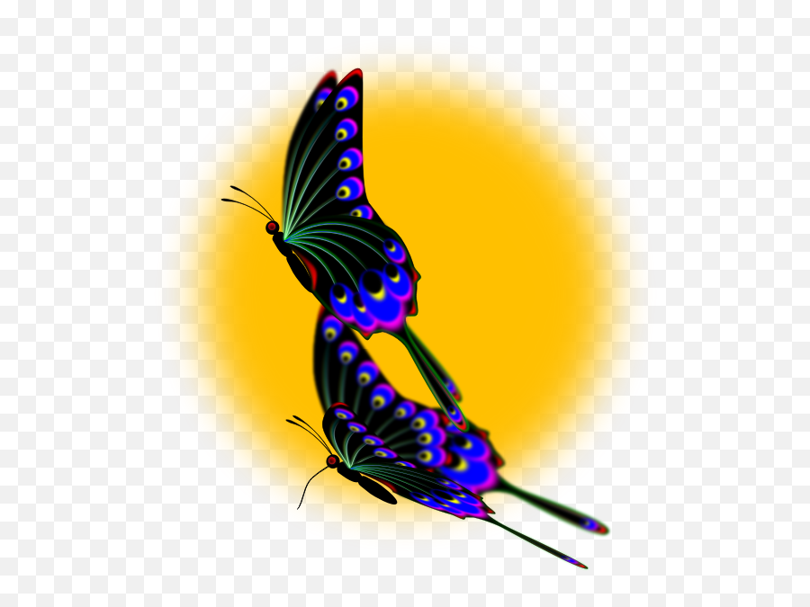 Peacock Butterflies Free Svg - Peacock Monarch Butterfly Png,Yellow Butterfly Png
