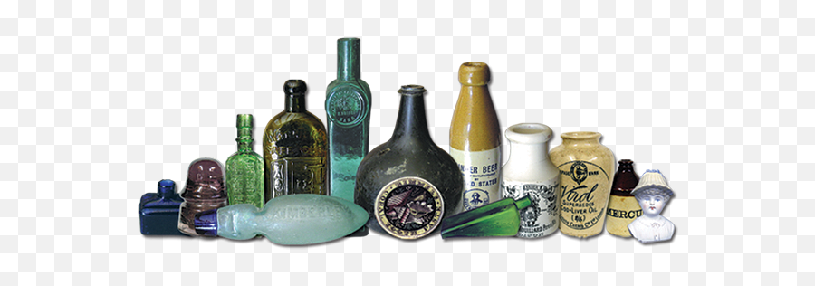 Antique Bottles - Welcome Page Old Vintage Bottle Png,Alcohol Bottle Png