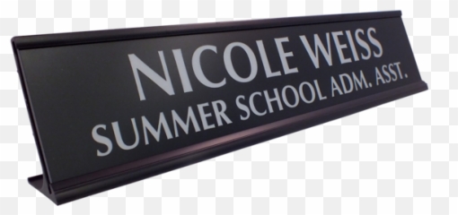 Office Signs U0026 Name Plates U2013 Nelson Brothers Printing - Signage Png,Name Plate Png