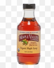Maple Syrup Amber U0026 Rich Valley - Bottle Png,Maple Syrup Png