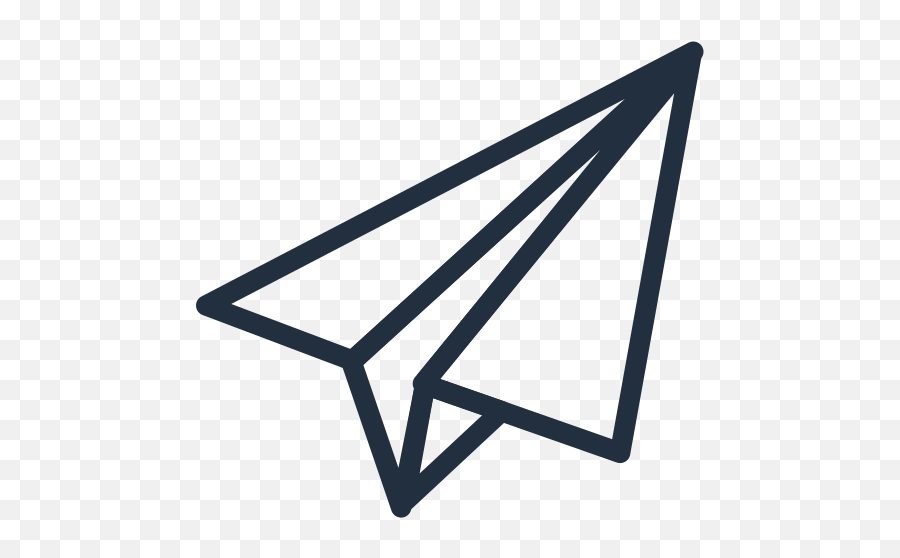 Paper Plane Icon - Send Message Icon Transparent Png,Plane Icon Png